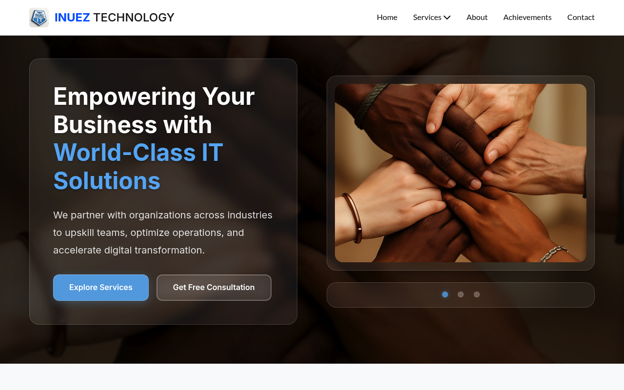 InuezTech homepage